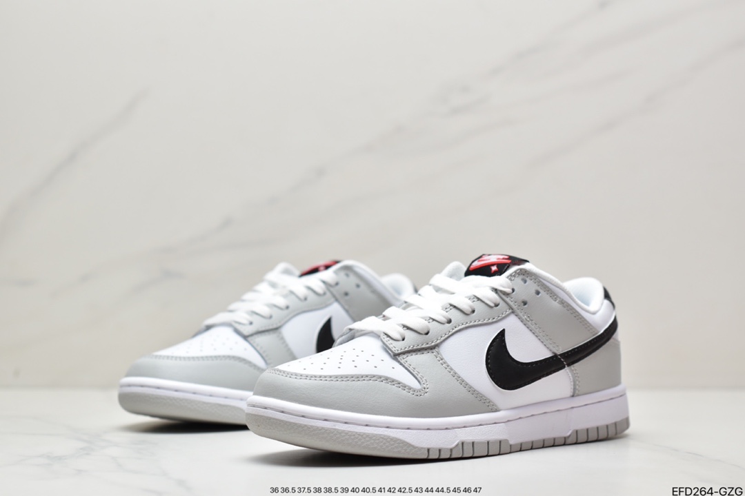 Pure original SB Dunk Low white gray black pure original manufacturer highly recommend DR9654-001