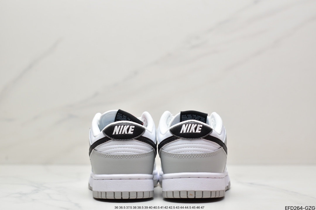 Pure original SB Dunk Low white gray black pure original manufacturer highly recommend DR9654-001