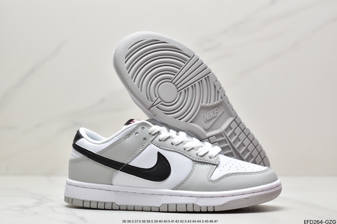 Pure original SB Dunk Low white gray black pure original manufacturer highly recommend DR9654-001