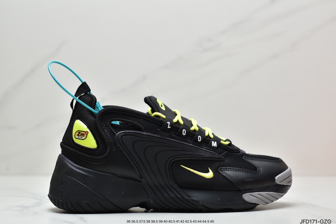 170 纯原版本 Nike Zoom +2K Sneaker”White/Grey/Black”2000#纯原混卖级别 AO0269-401