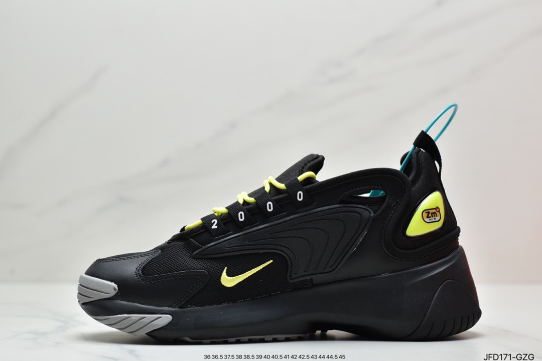 170 纯原版本 Nike Zoom +2K Sneaker”White/Grey/Black”2000#纯原混卖级别 AO0269-401