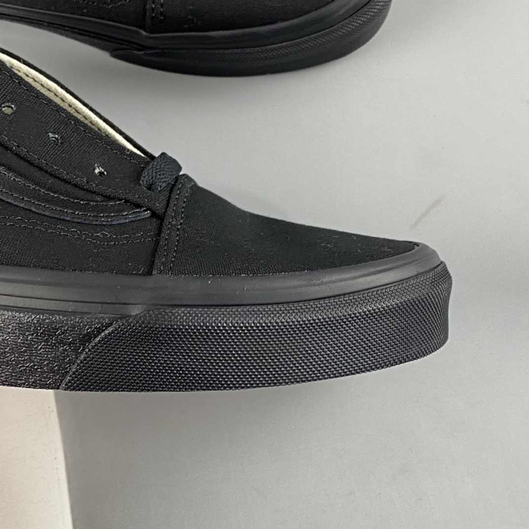 Vans Old Skool Vans Official Classic All Black All-match Trend Professional Skateboard Shoes VN000D3HBKA