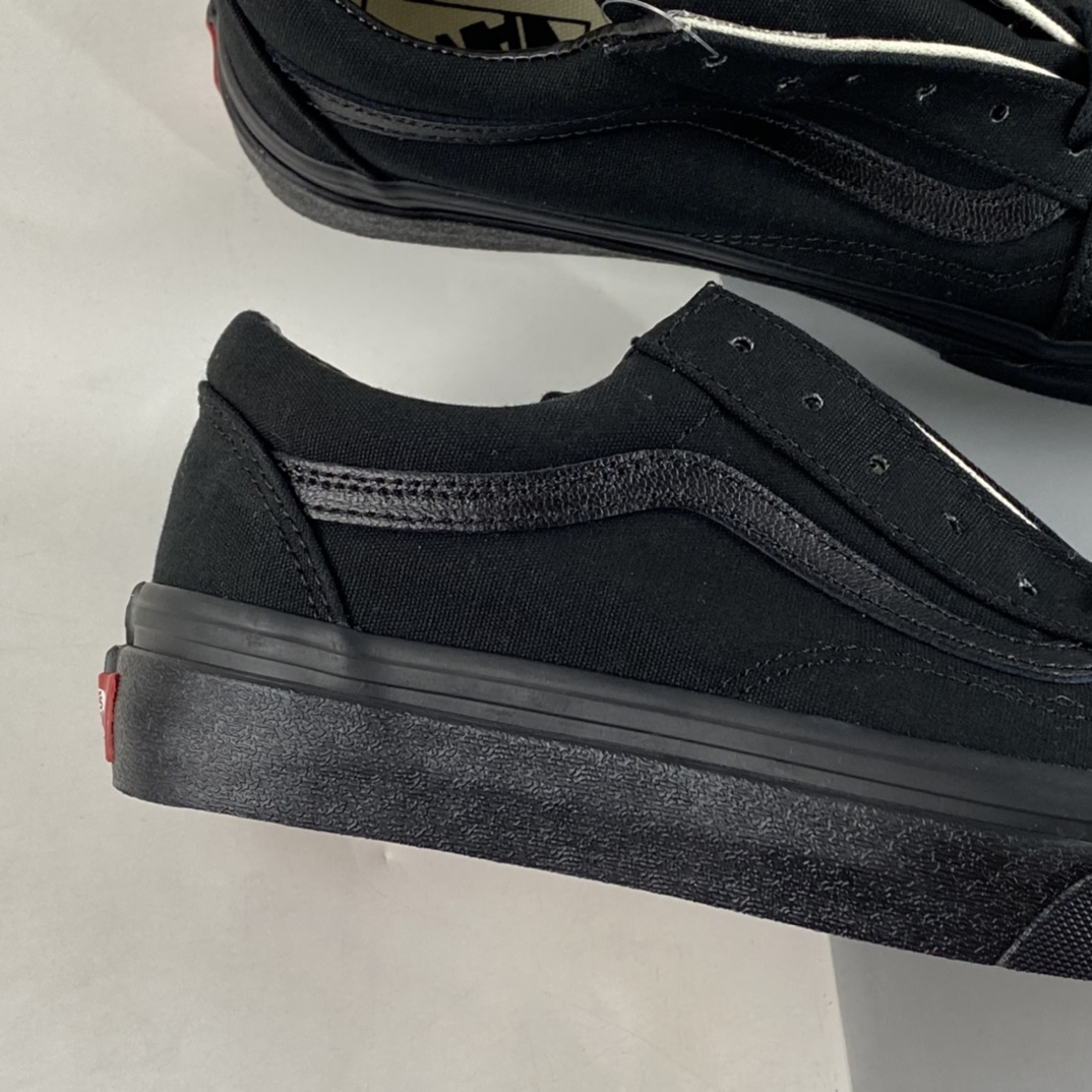 Vans Old Skool Vans Official Classic All Black All-match Trend Professional Skateboard Shoes VN000D3HBKA