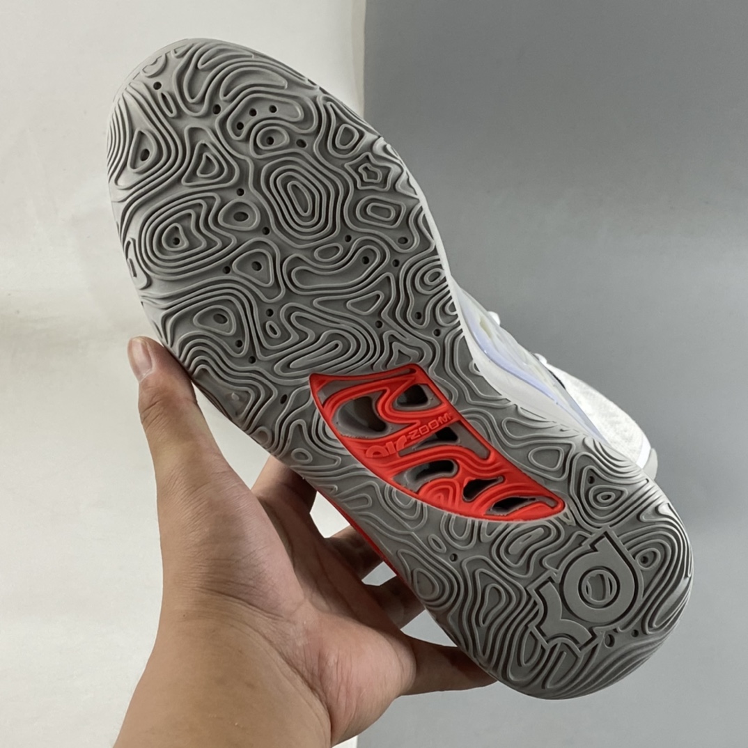 P240  Nike Zoom KD15 EP ”White/Grey” 凯文·杜兰特 15代签名休闲运动篮球鞋 DM1054-100