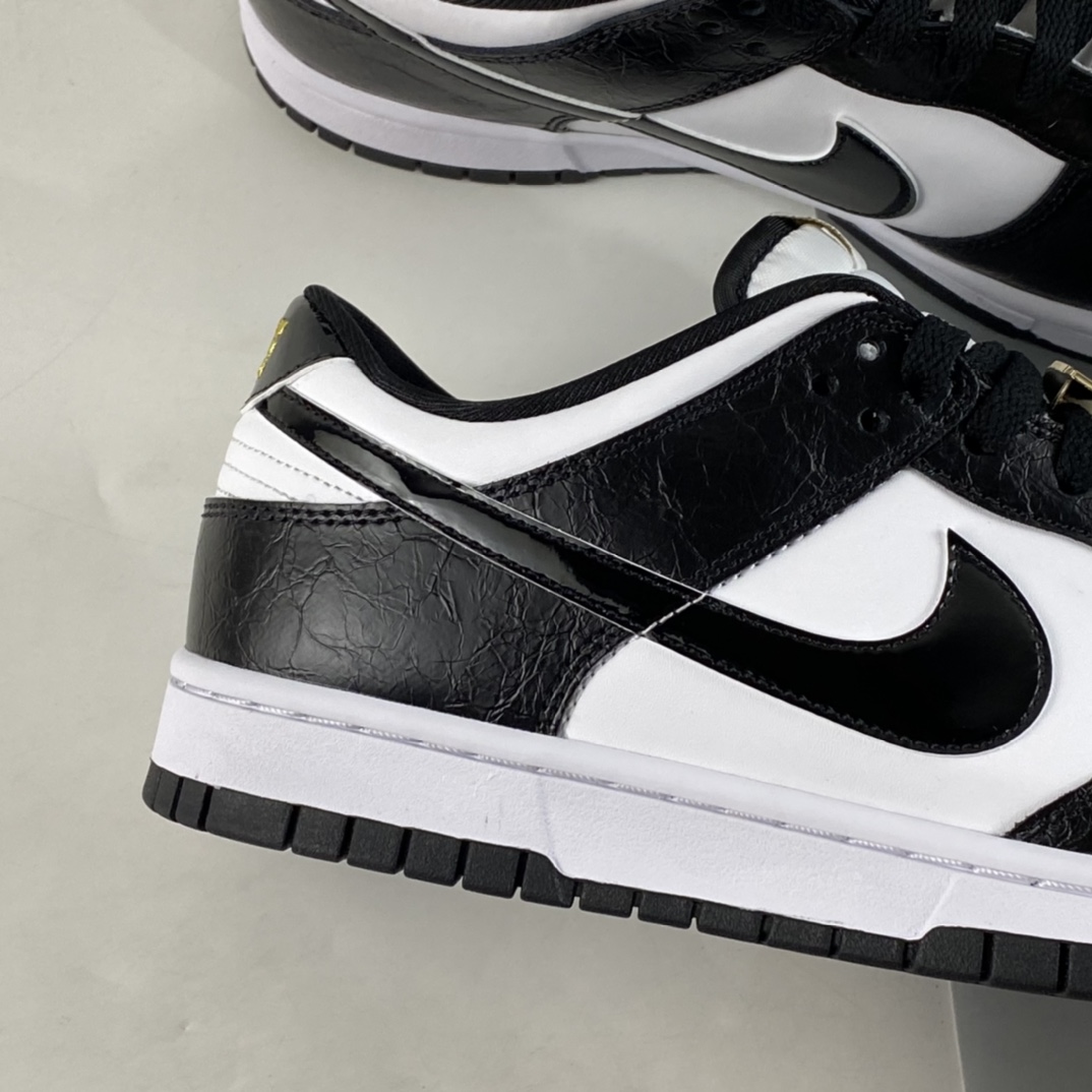 Nike Dunk LOW Retro ”World Champ” Black and White Panda Burst Crack DR9511-100