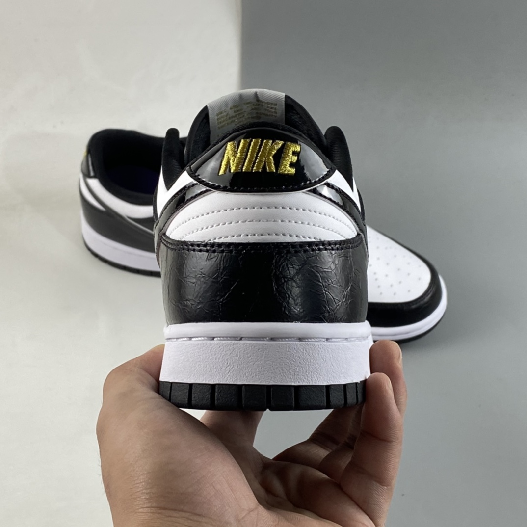 Nike Dunk LOW Retro ”World Champ” Black and White Panda Burst Crack DR9511-100