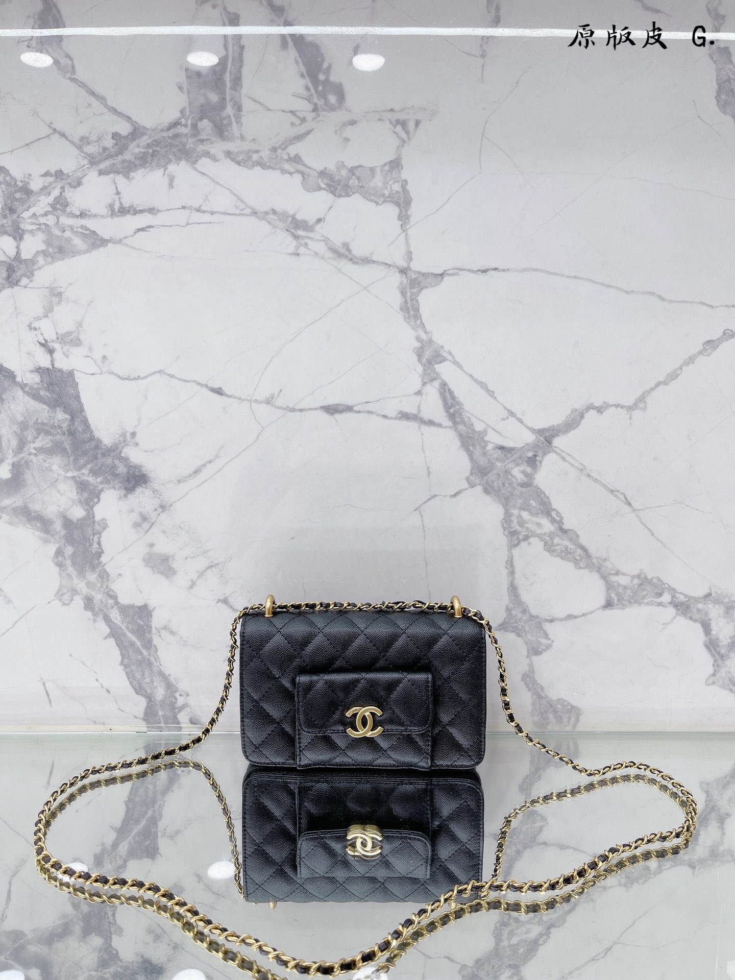 L0 原版皮 Chanel 中古 相机包 黑色系的搭配很适这季节 复古氛围感瞬间拉满 尺寸20 13cm