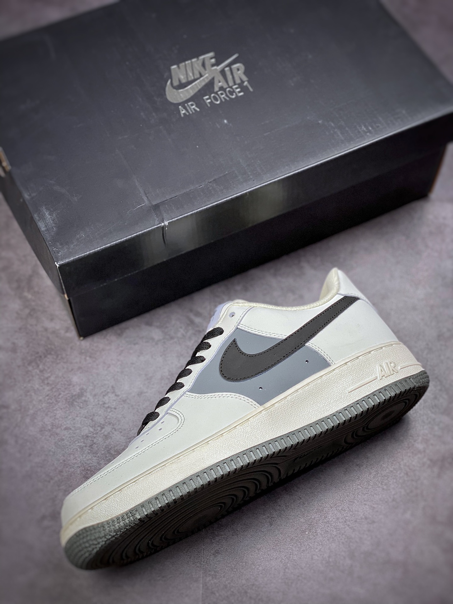 220 Nike Air Force 1 Low 07 碳灰拼接 CL2026-113
