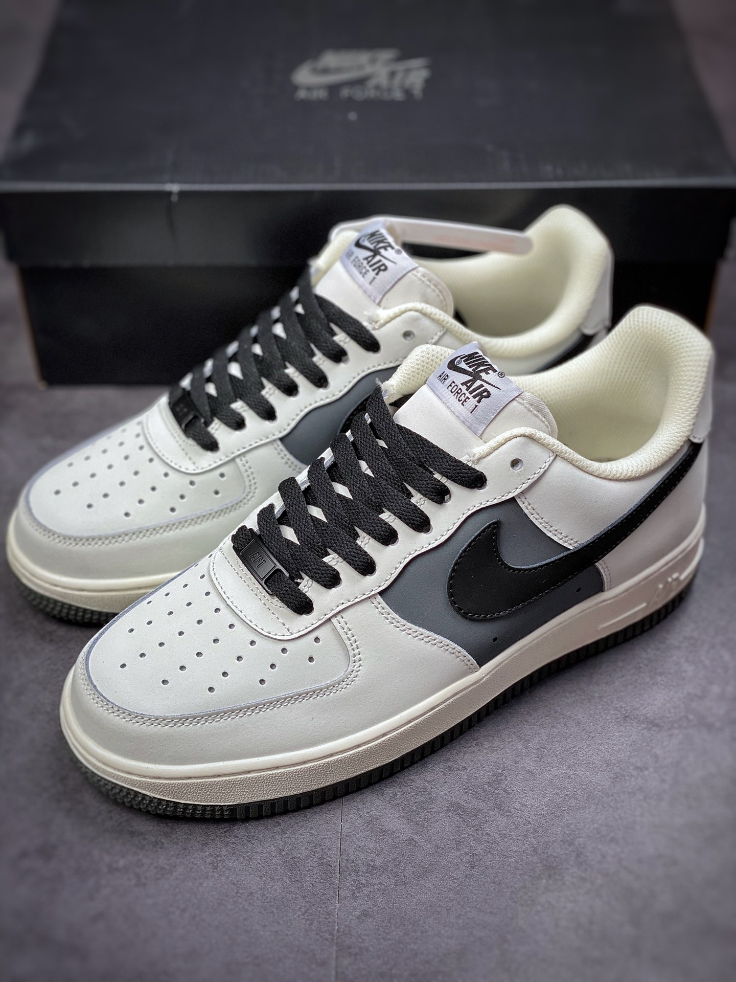 220 Nike Air Force 1 Low 07 碳灰拼接 CL2026-113