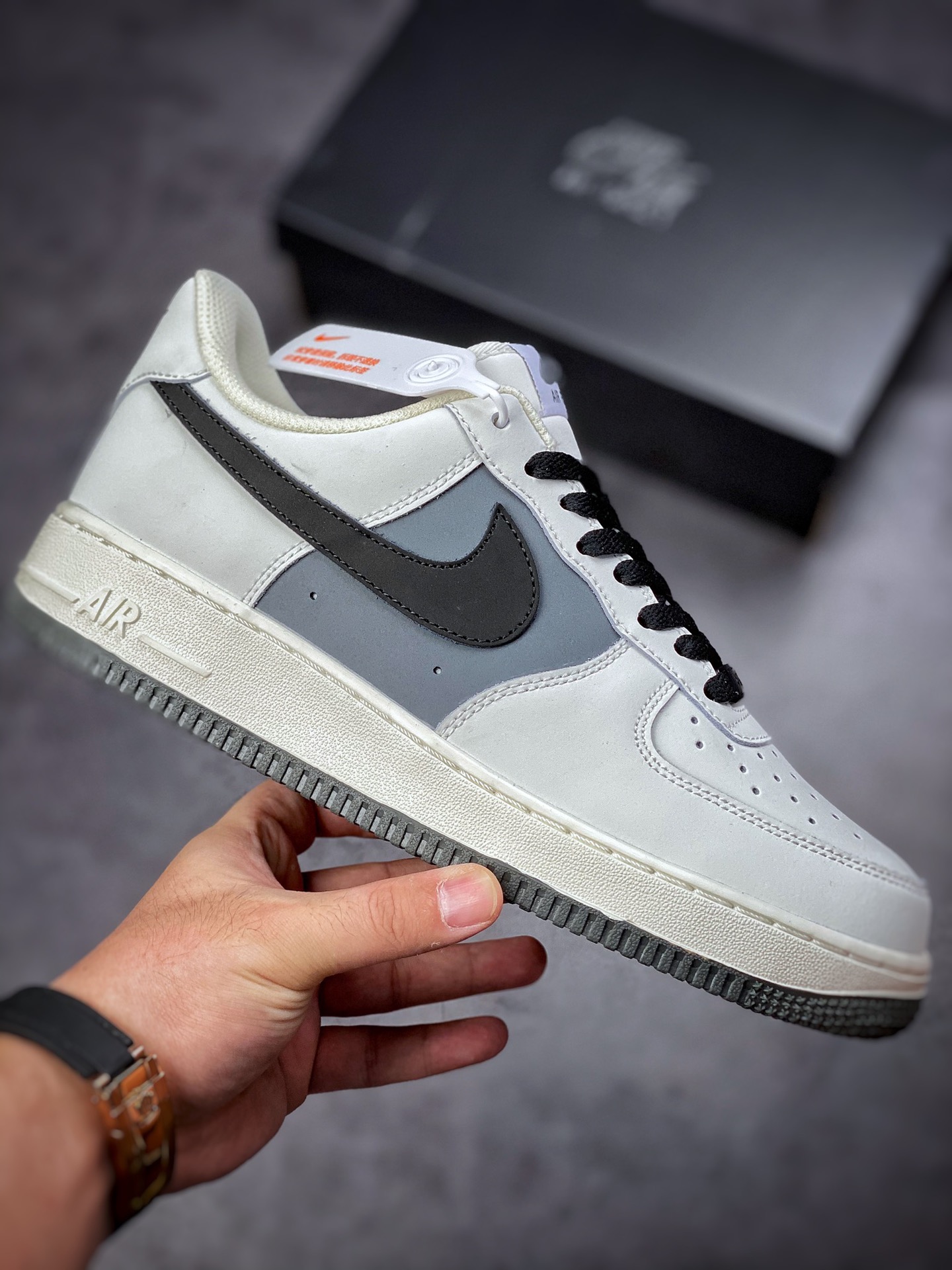 220 Nike Air Force 1 Low 07 碳灰拼接 CL2026-113