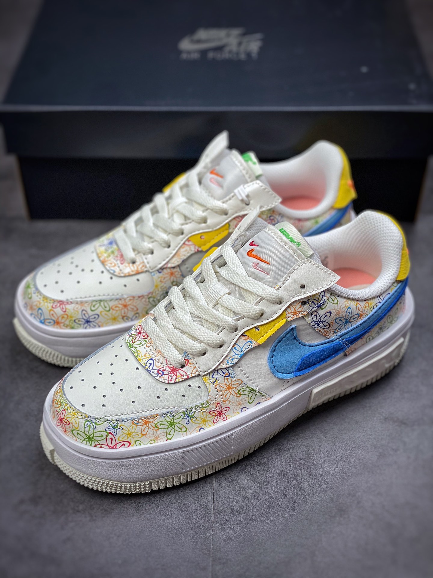 220 Nike Air Force 1 Fontanka 解构花团多彩 DV3211-100
