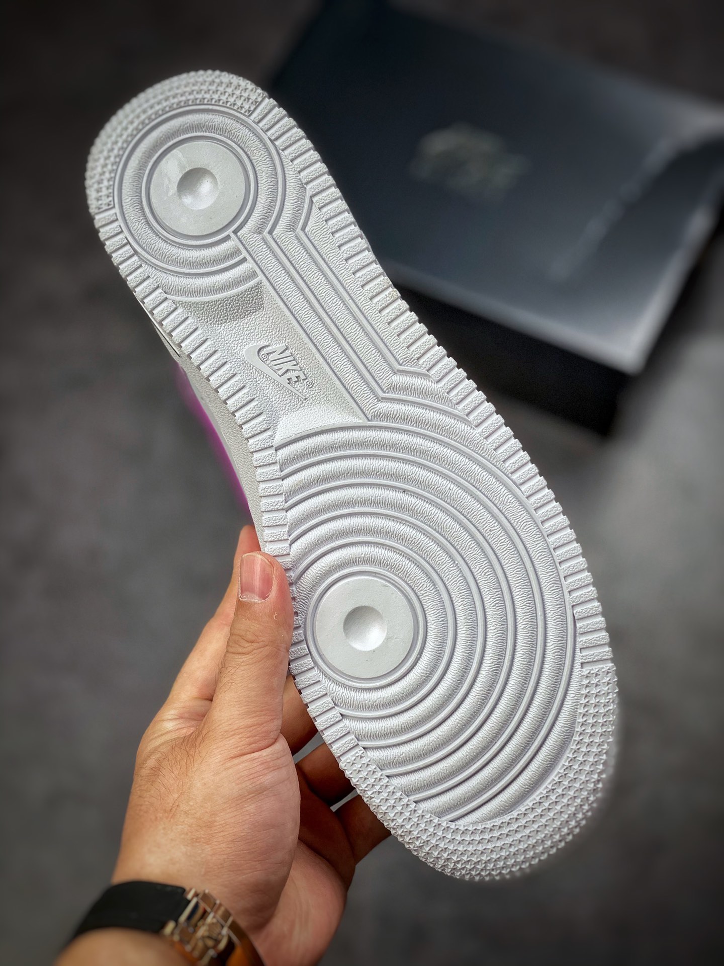 220 Nike Air Force 1 Low 07 白黑紫DX3933-100