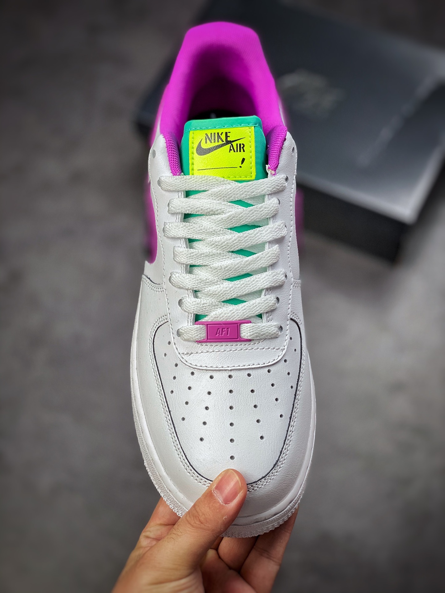 220 Nike Air Force 1 Low 07 白黑紫DX3933-100
