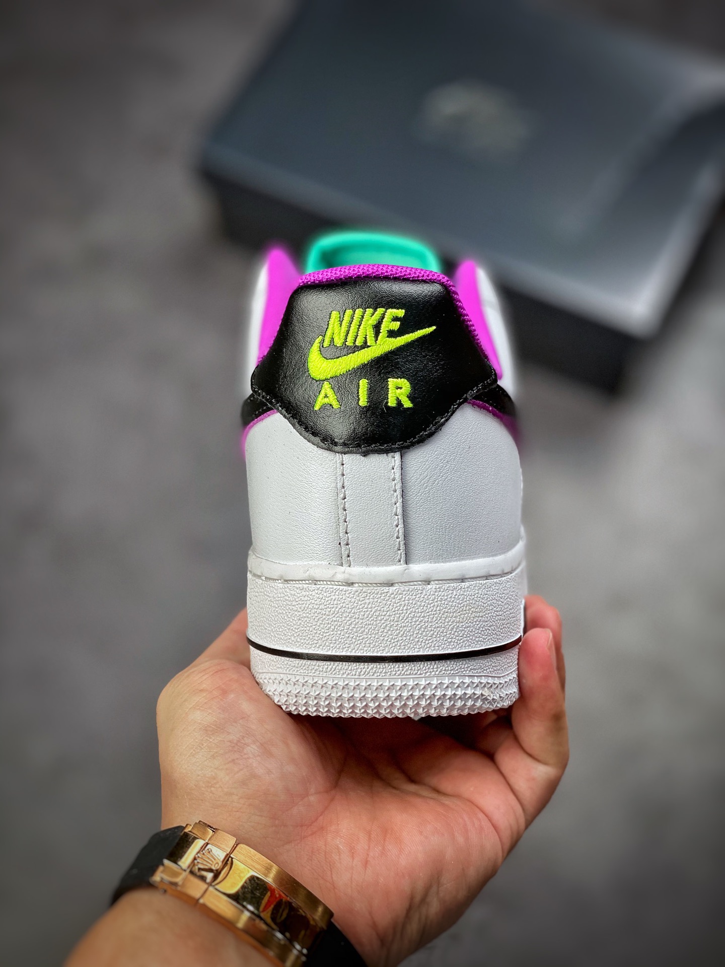 220 Nike Air Force 1 Low 07 白黑紫DX3933-100