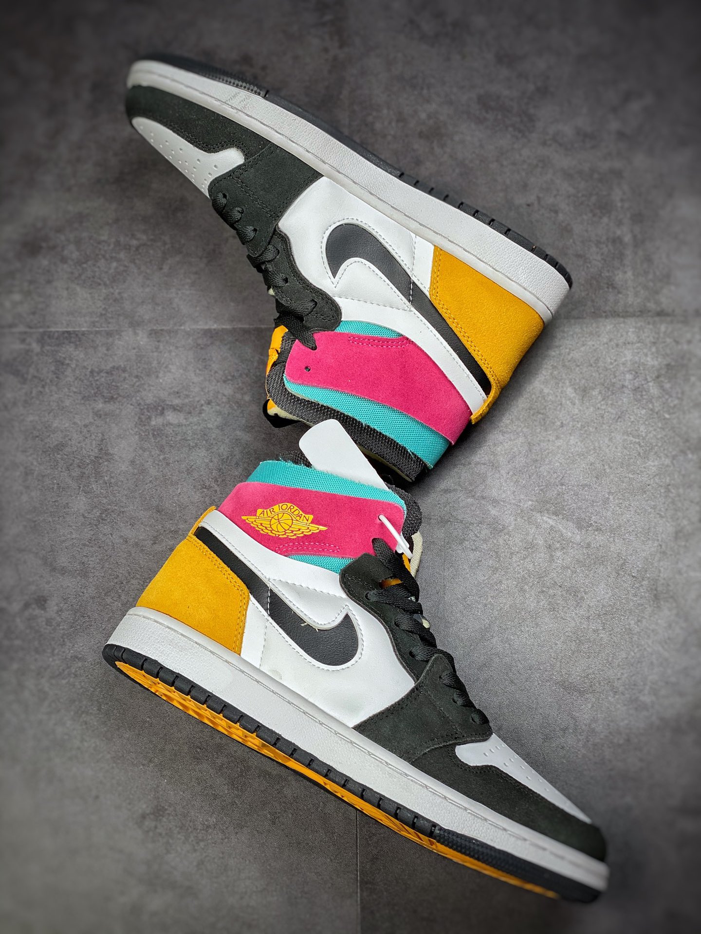 280 Air Jordan 1 Zoom Air CMFT 白黑黄 大厂纯原级别 CT0978-016