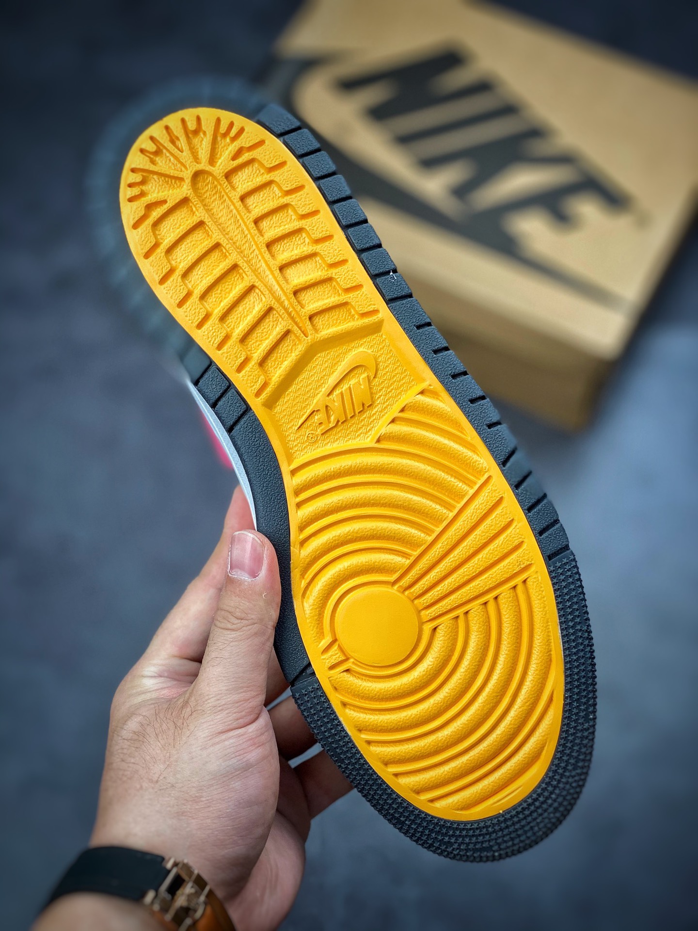 280 Air Jordan 1 Zoom Air CMFT 白黑黄 大厂纯原级别 CT0978-016