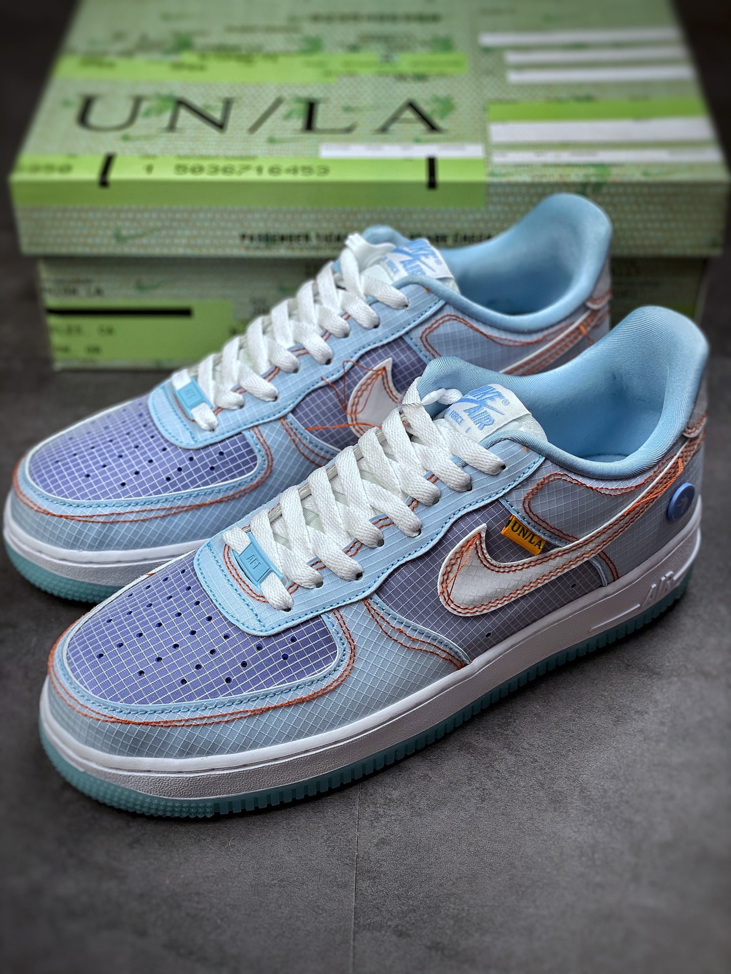 280 Nike Air Force 1 Low 07 × Union LA 湖水蓝 CJ9649-400