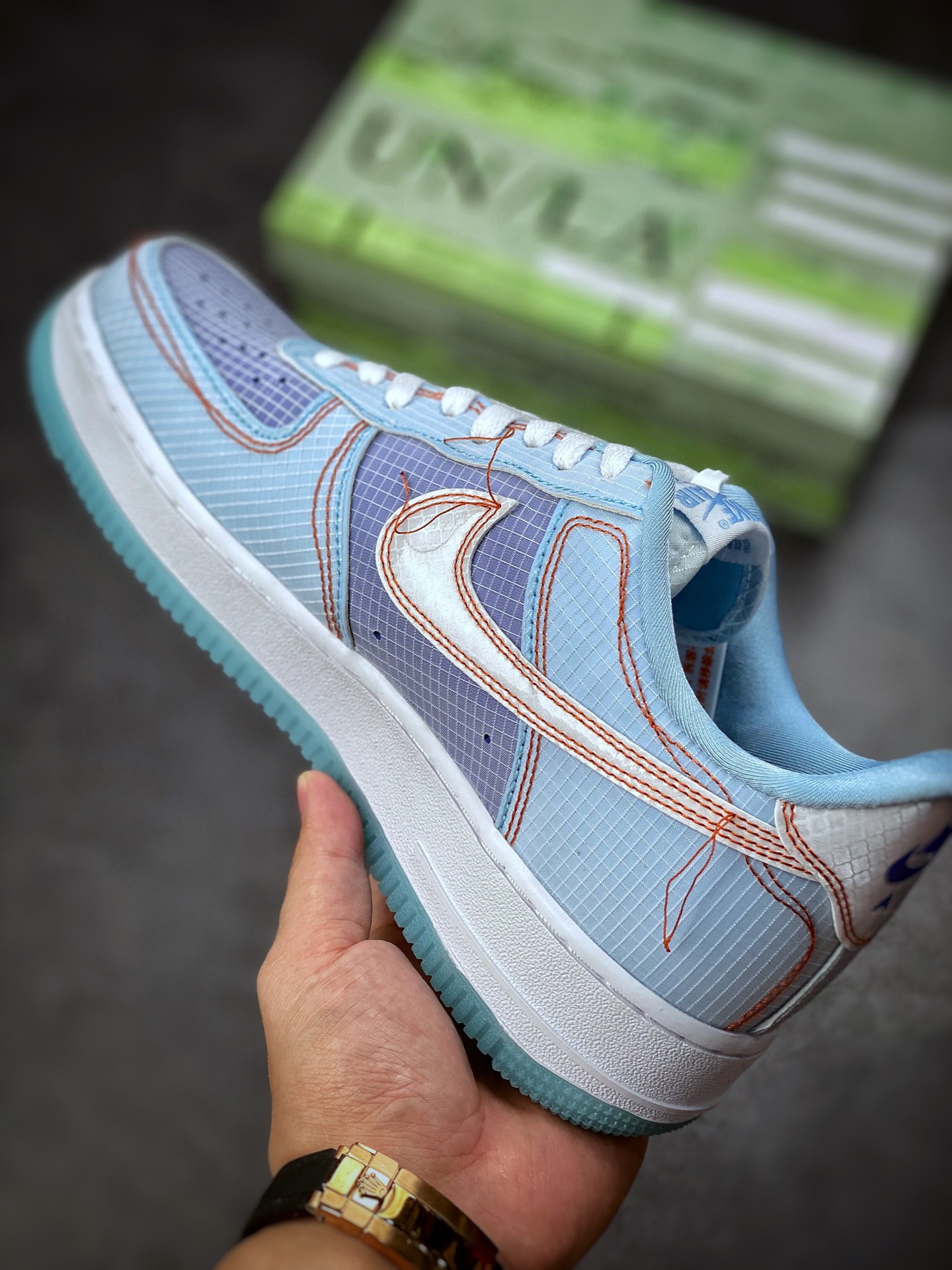 280 Nike Air Force 1 Low 07 × Union LA 湖水蓝 CJ9649-400