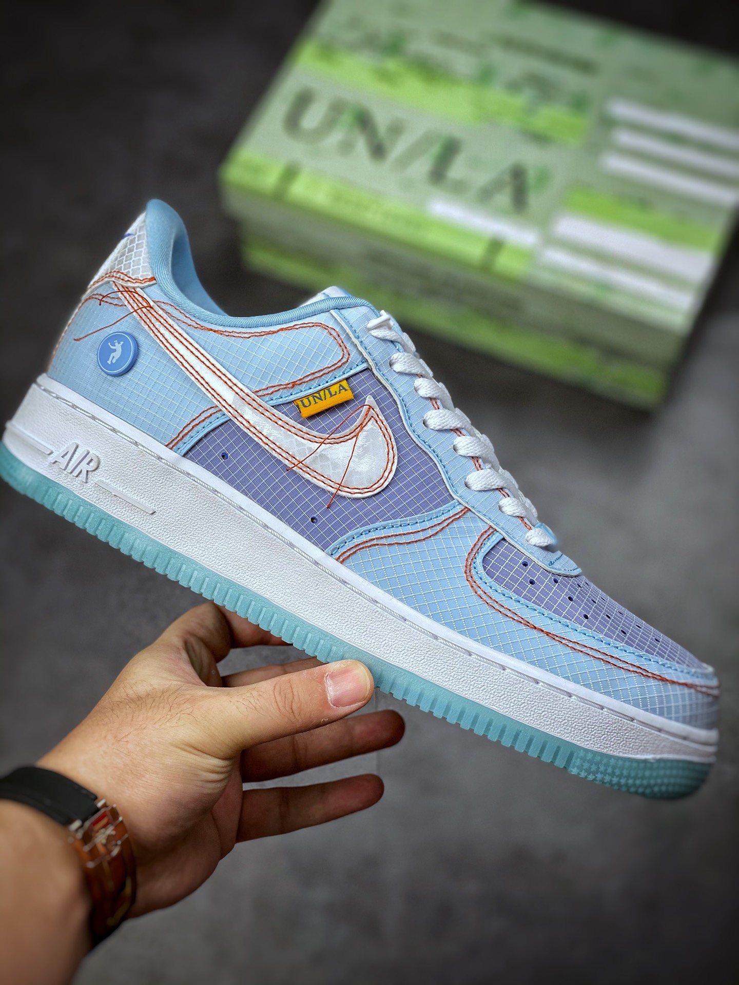 280 Nike Air Force 1 Low 07 × Union LA 湖水蓝 CJ9649-400