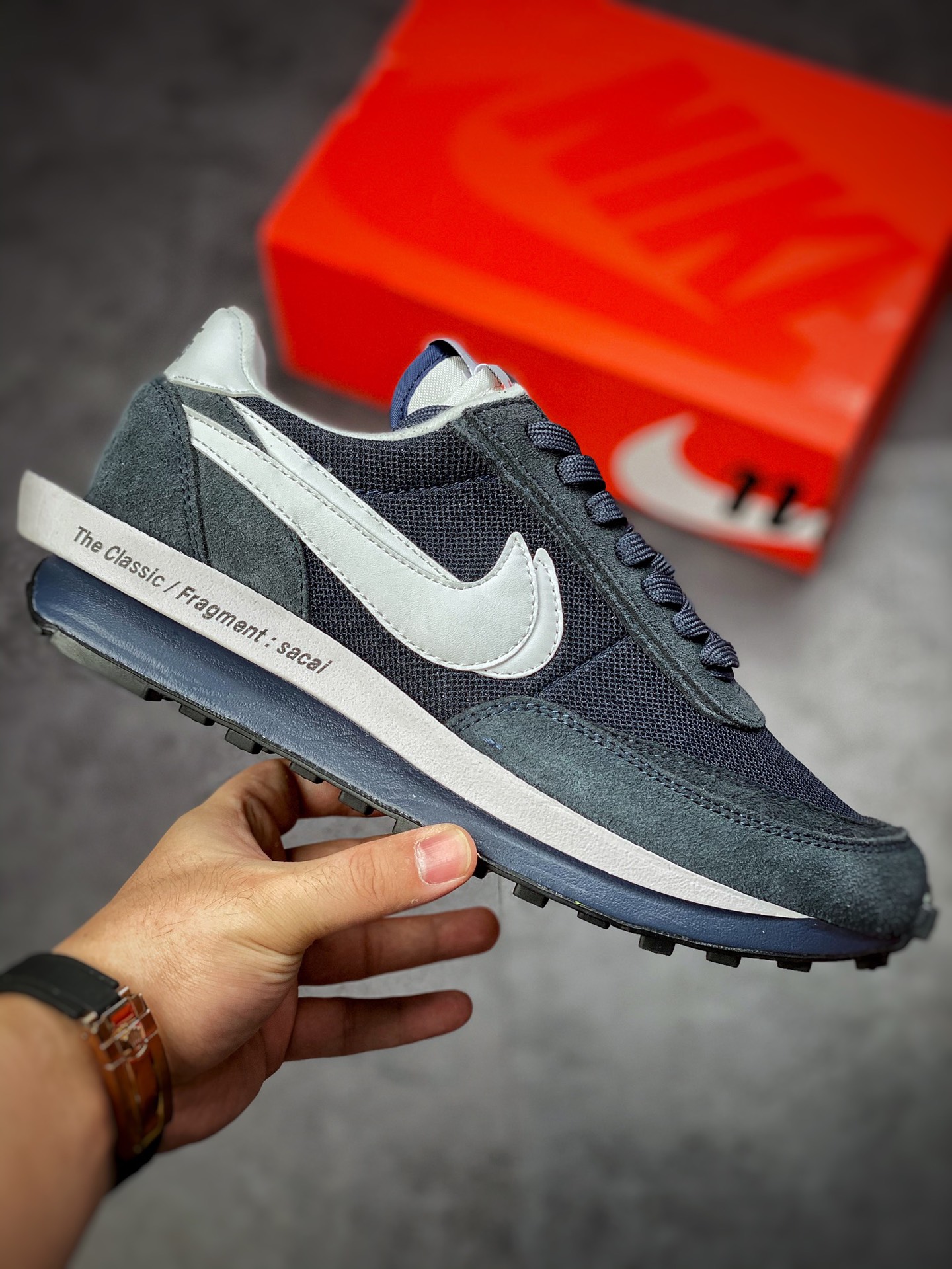 180 Sacai x Nike LVD Waffle Daybreak 联名解构