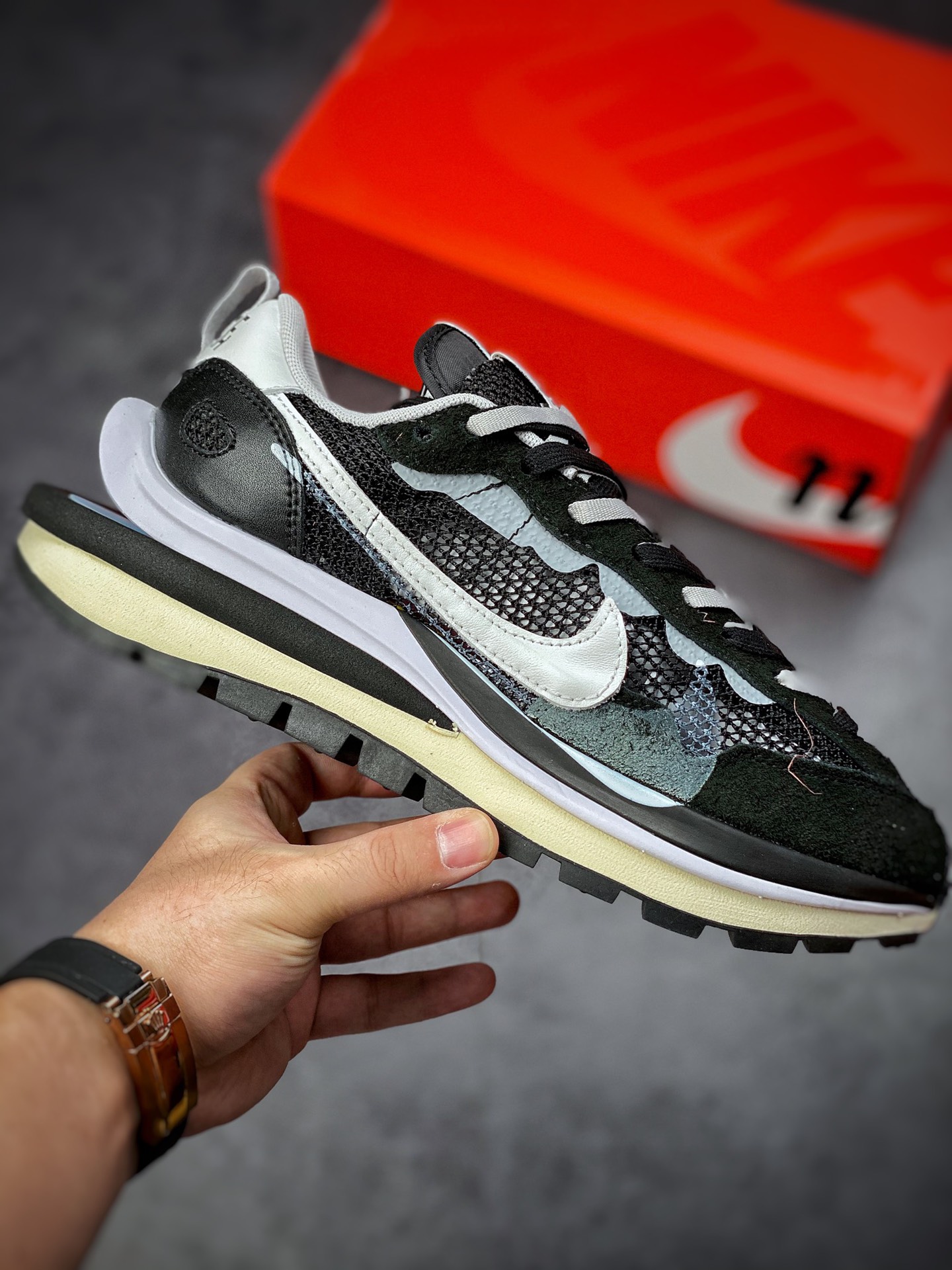 Sacai X Nike vaporWaffle Waffle Three Generations 3.0 catwalk blockbuster joint name