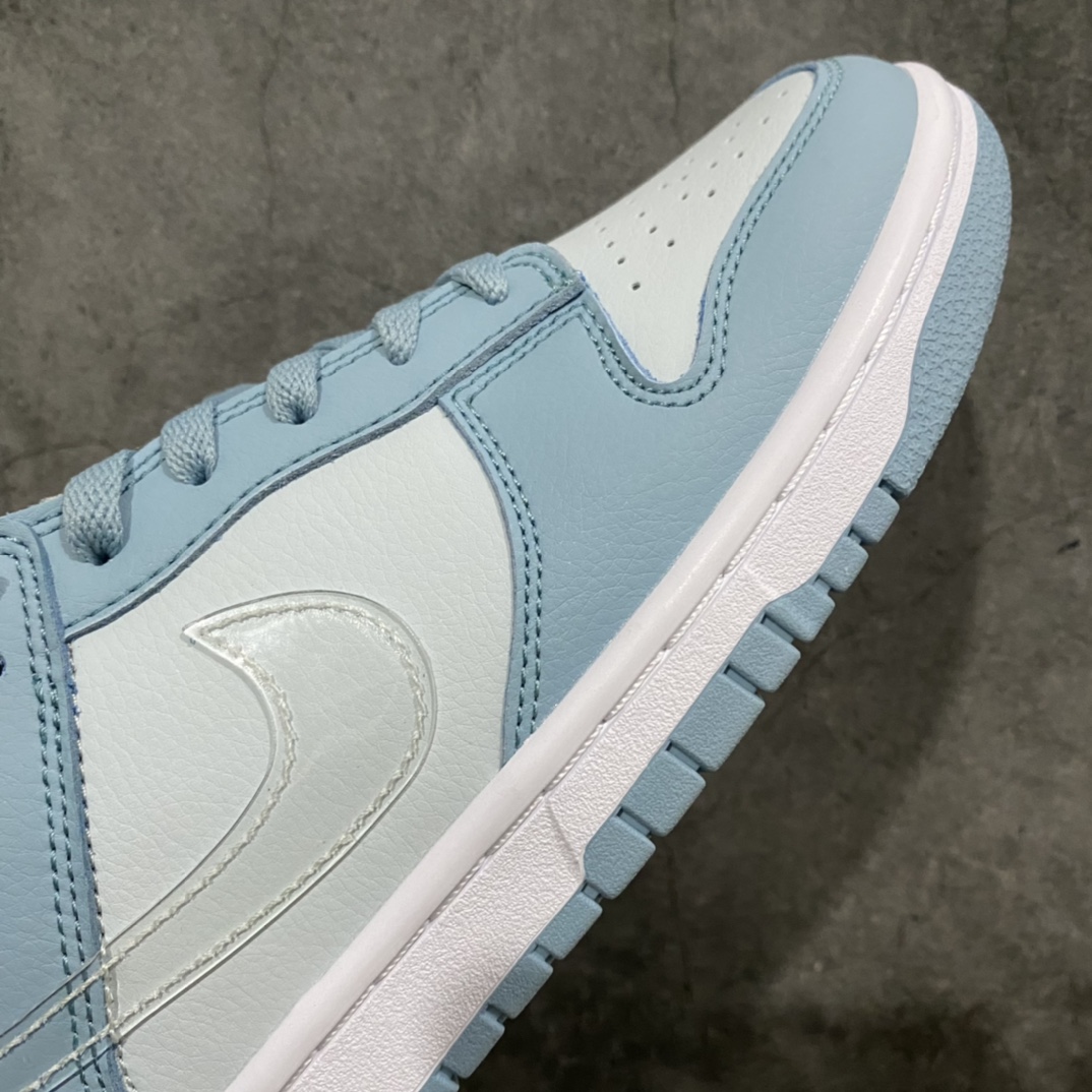 图片[6]-PK版本 Dunk Low \”TPU Swoosh Blue\” 蓝灰 复古耐磨 低帮休闲板鞋 货号：DH9765-401 #纯原生产线 独立开发 #独家原版原盒 原底原料 开模打造 #原厂织唛鞋标 高精密准度 #原楦原纸板开发 匹配原版98%以上 #后跟垫棉独家呈现 反口里弧度正确 #原厂鞋垫 背胶 后跟电绣针数 与正品一致 #原厂头层皮料 原厂车缝线 质感无敌 #皮料切割干净 无任何毛边 清洁度细节完美 尺码：35.5 36 36.5 37.5 38 38.5 39 40 40.5 41 42 42.5 43 44 44.5 45 46 47.5-选品中心