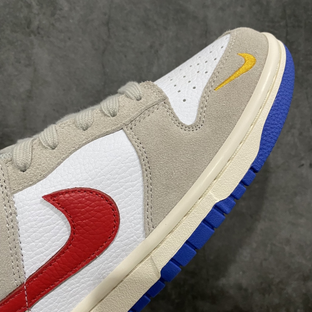 图片[6]-Z版纯原NK SB Dunk Low 白沙红 DV3497-001 独家原厂航空铝磨具打磨大底 鞋头坡度极致还原 原盒原配 圈内天花板工艺 原厂冲刀 超高清洁度 全鞋零毛边皮料切割 全套原楦原模倾力打造完美版型 采用原厂百宏鞋带以及原厂百宏织唛舌标 内标可供原厂几率过验 原厂中底布黄色点胶 原厂中底布拉帮走线遵循公司‼️ 尺码：36 36.5 37.5 38 38.5 39 40 40.5 41 42 42.5 43 44 44.5 45 46-选品中心