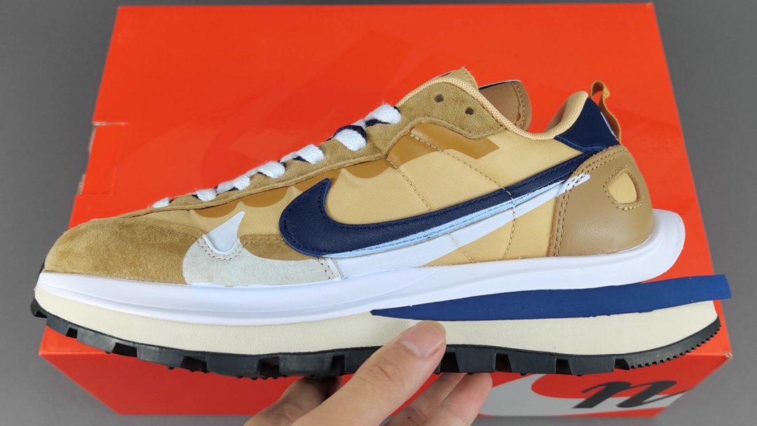 [Air Force Series][Sprinkle Cai 3.0] Sesame Khaki Sacai x NiKe VaporWaffle Ses