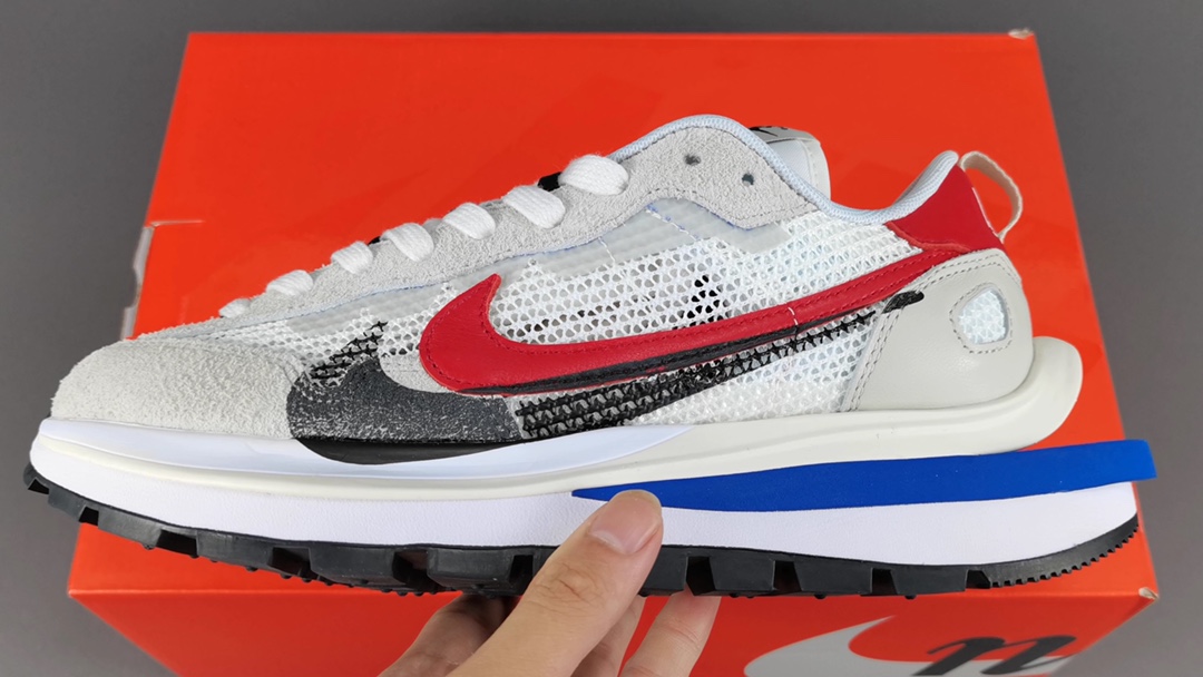 [Air Force Series][Sprinkle vegetable 3.0] Grey and white Sacai x NiKe VaporWa