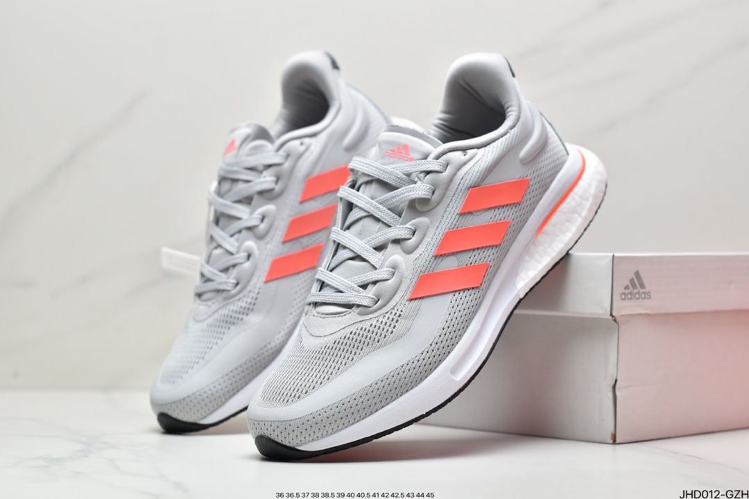 Adidas Adidas Supernova Boost 2020 M Supernova Popcorn Series Low Top Lightweight Breathable Casual Sneakers FV6035