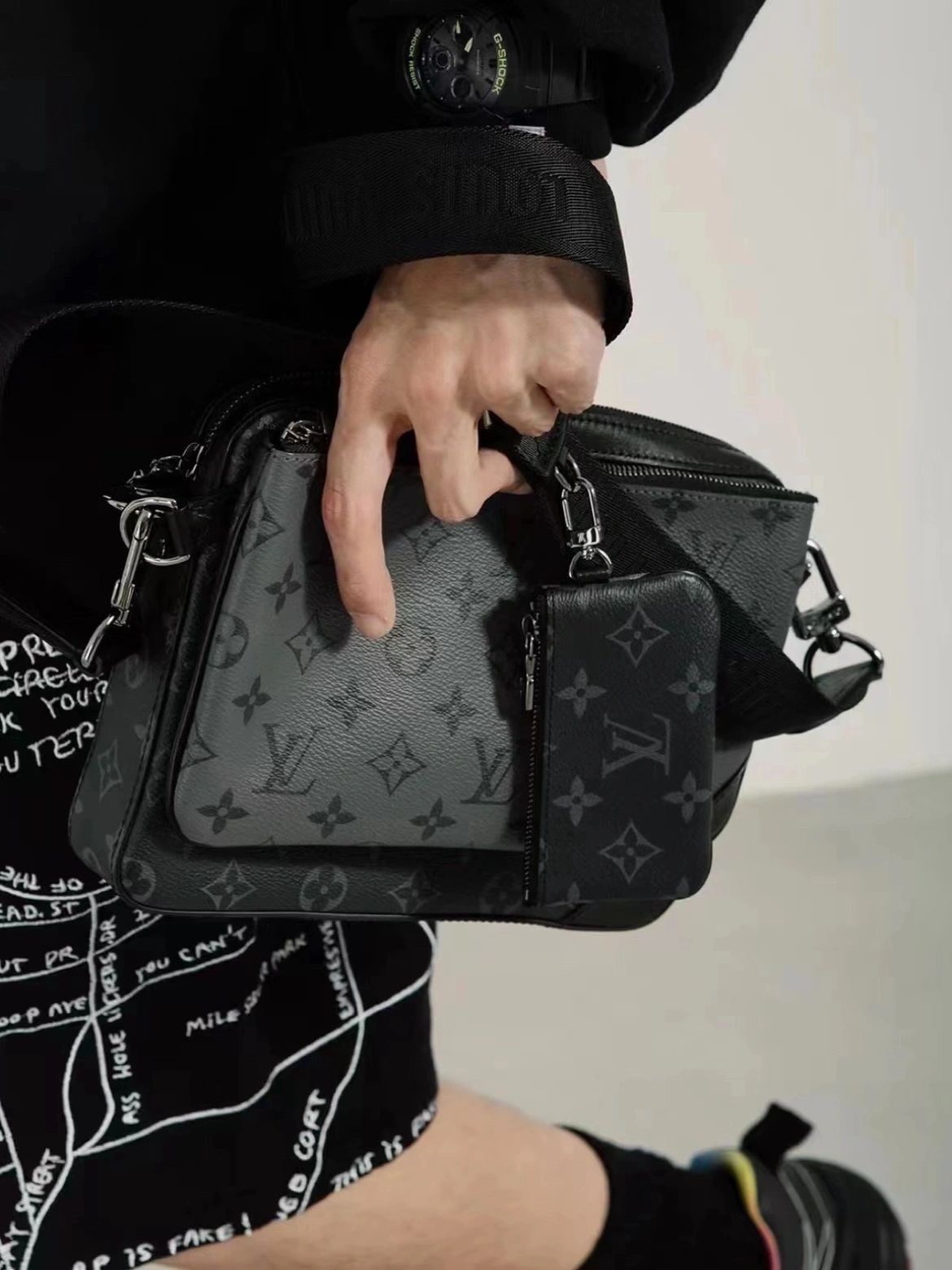 Louis Vuitton Black Warrior Steel Watch - The Ultimate Style Accent