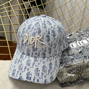 Buy Chanel Copy Hats Baseball Cap Blue Denim Vintage