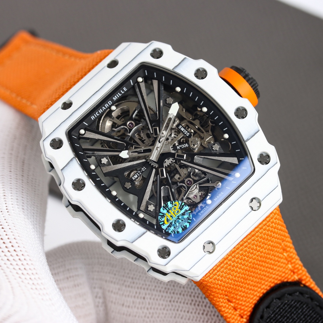 ［理查德米勒］RM12-01 NTPT陀飞轮非凡运动镂空流线型腕表