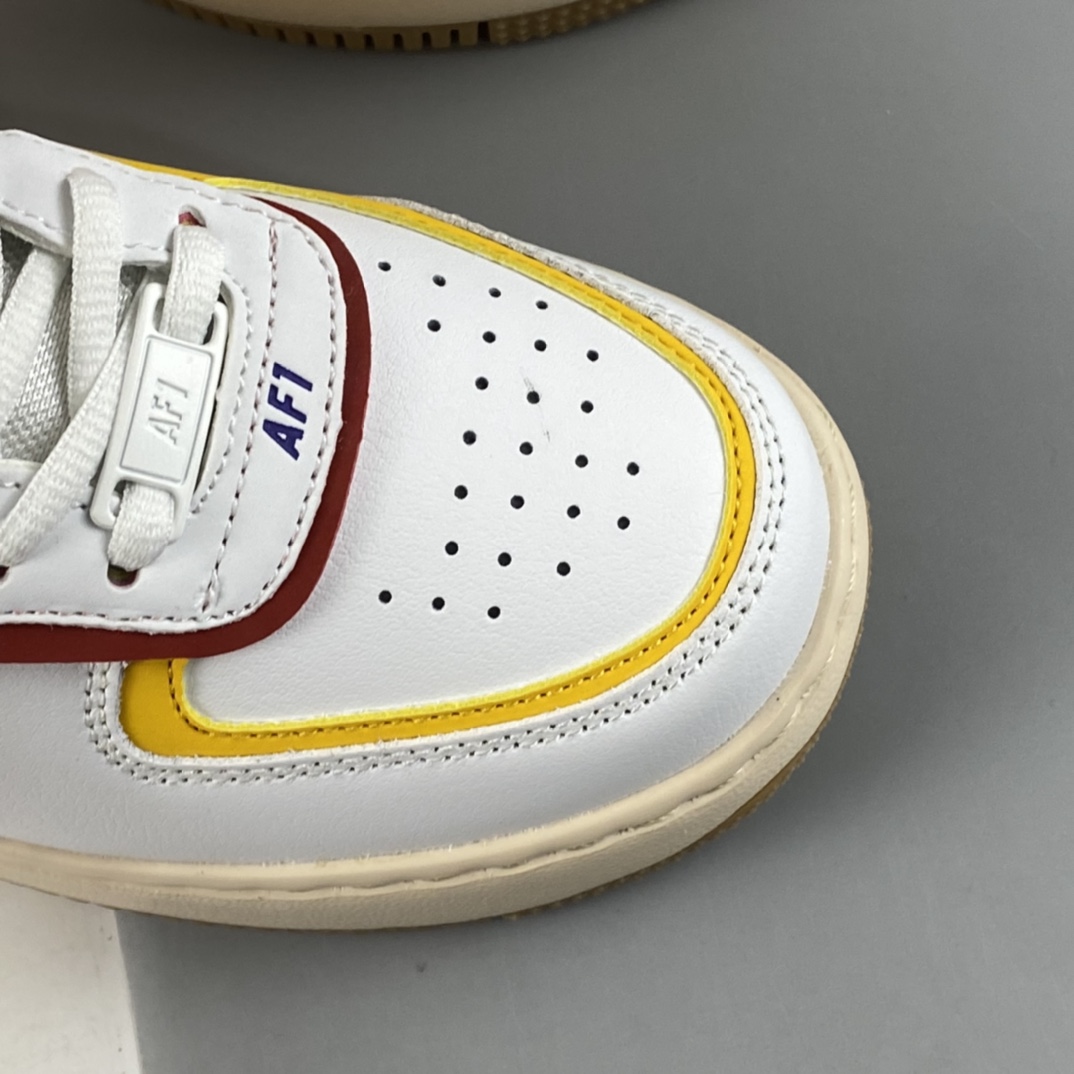 P180  Nike Air Force 1 Shadow 空军一号轻量增高低帮百搭板鞋”拼接马卡龙”CI0919-118