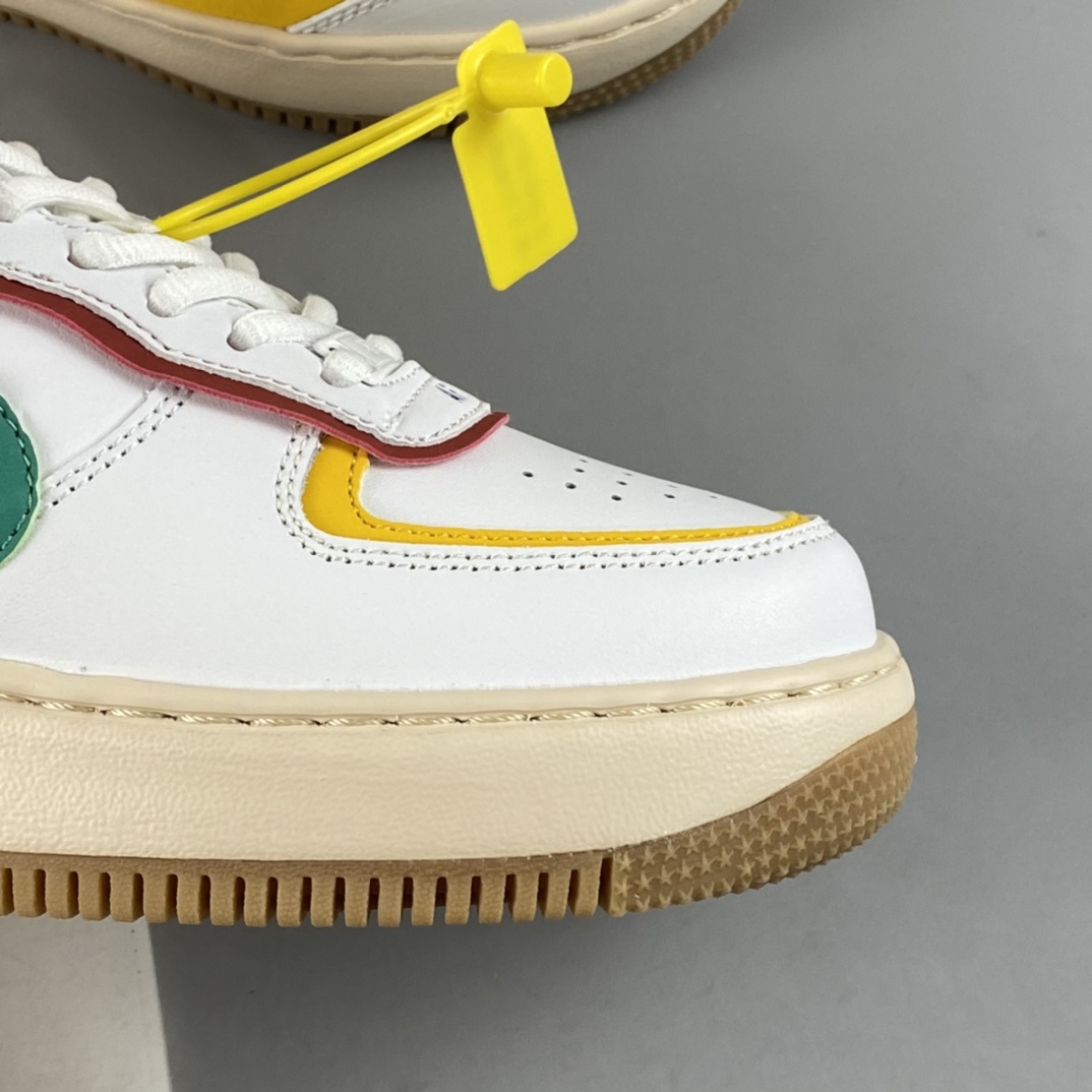 P180  Nike Air Force 1 Shadow 空军一号轻量增高低帮百搭板鞋”拼接马卡龙”CI0919-118