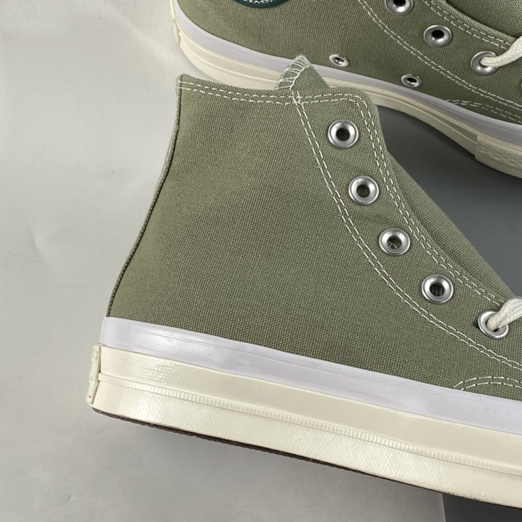 Converse Chuck 70s Converse new matcha green color matching high-top casual board shoes A00726C