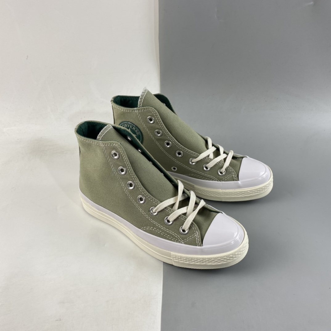 Converse Chuck 70s Converse new matcha green color matching high-top casual board shoes A00726C