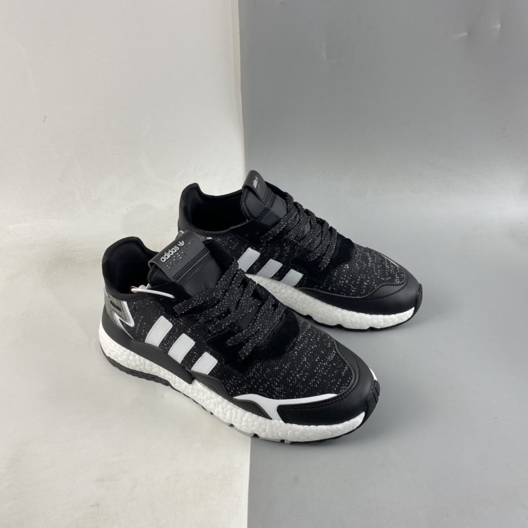 Adidas Nite Jogger Boost Adidas Nightcrawler Popcorn Outsole Retro Running Shoes FW6716