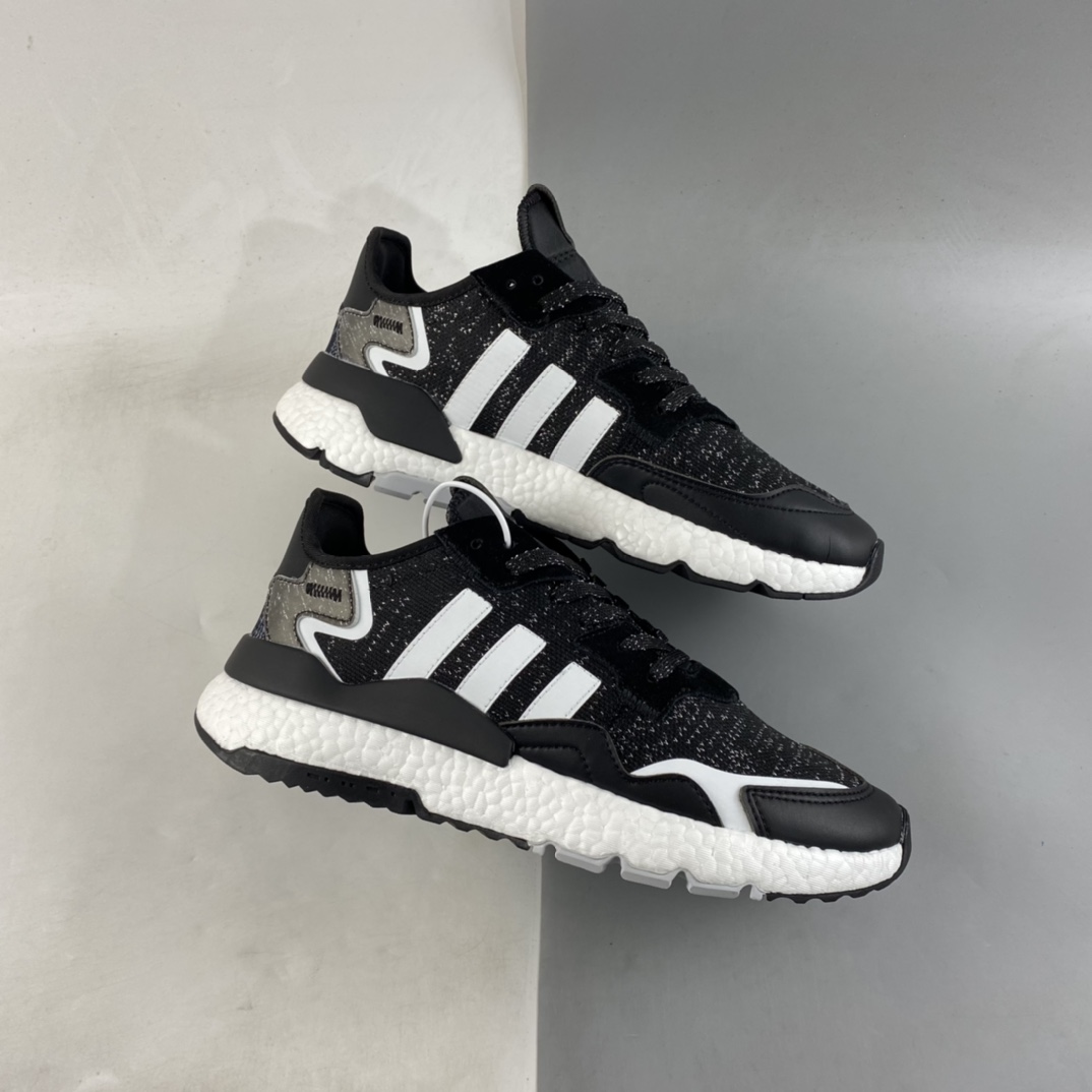 Adidas Nite Jogger Boost Adidas Nightcrawler Popcorn Outsole Retro Running Shoes FW6716