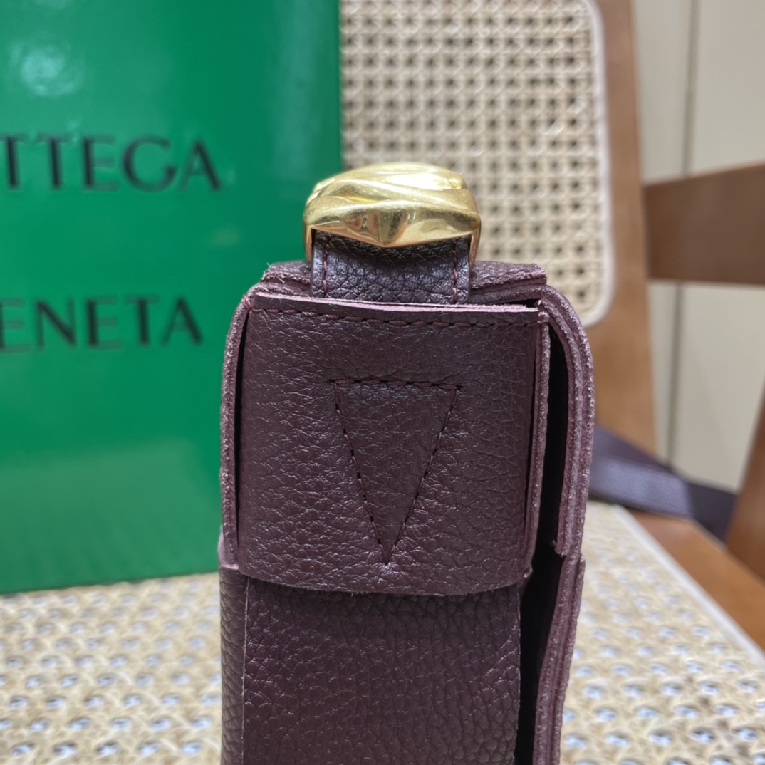 Bottega Veneta CASSETTE 23CM BAG 666870酒红色