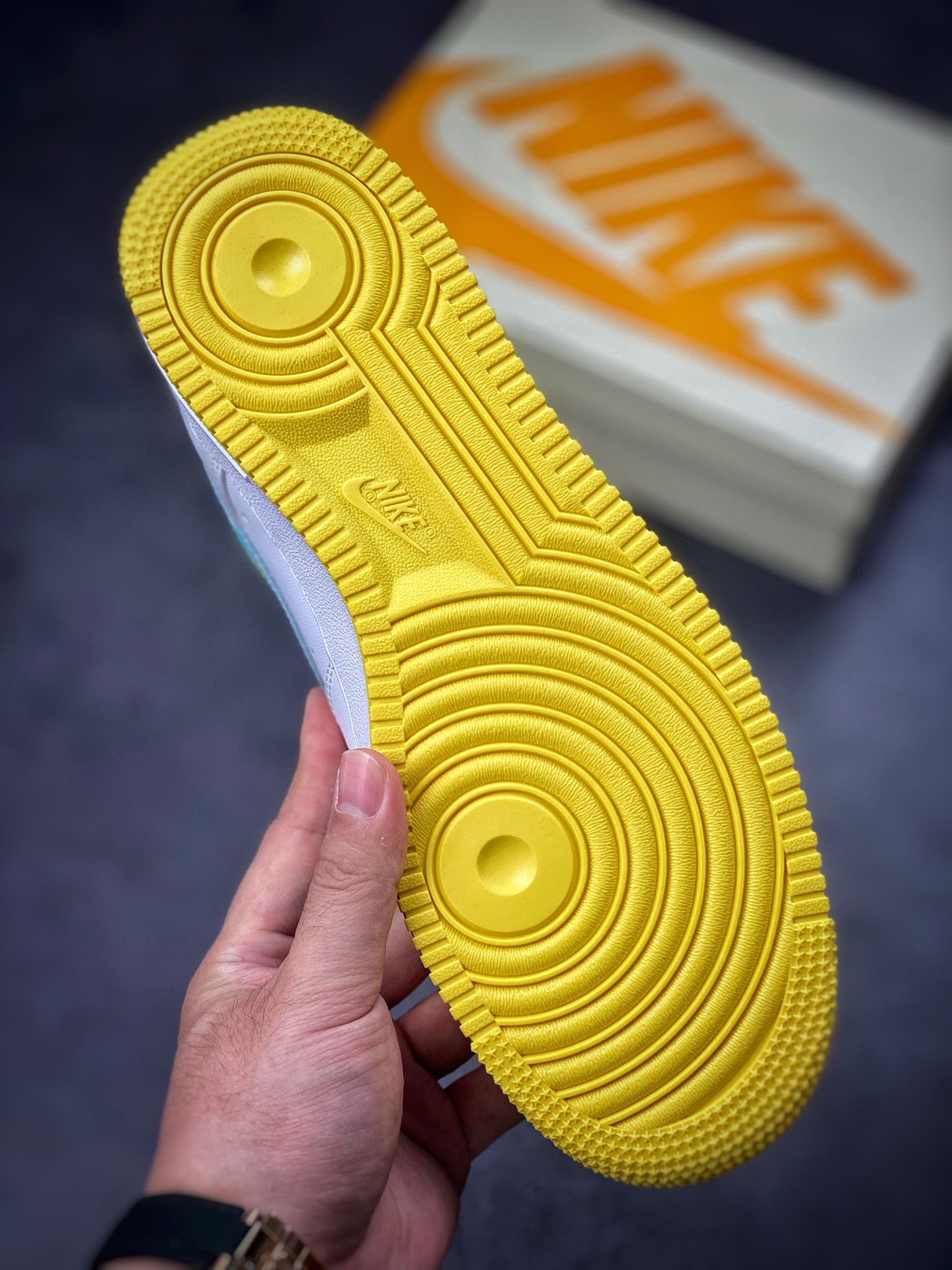 240 Nike Air Force 1 Low 07 GMBH绿黄白 AF1234-001