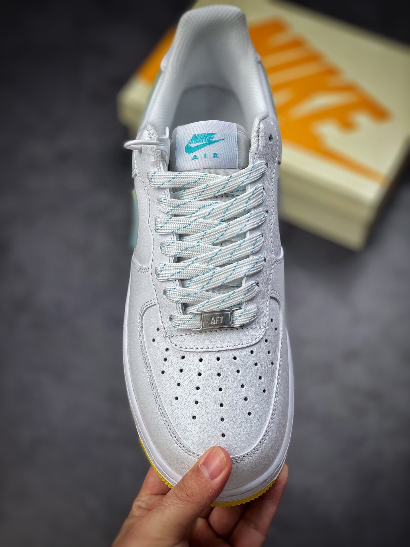 240 Nike Air Force 1 Low 07 GMBH绿黄白 AF1234-001