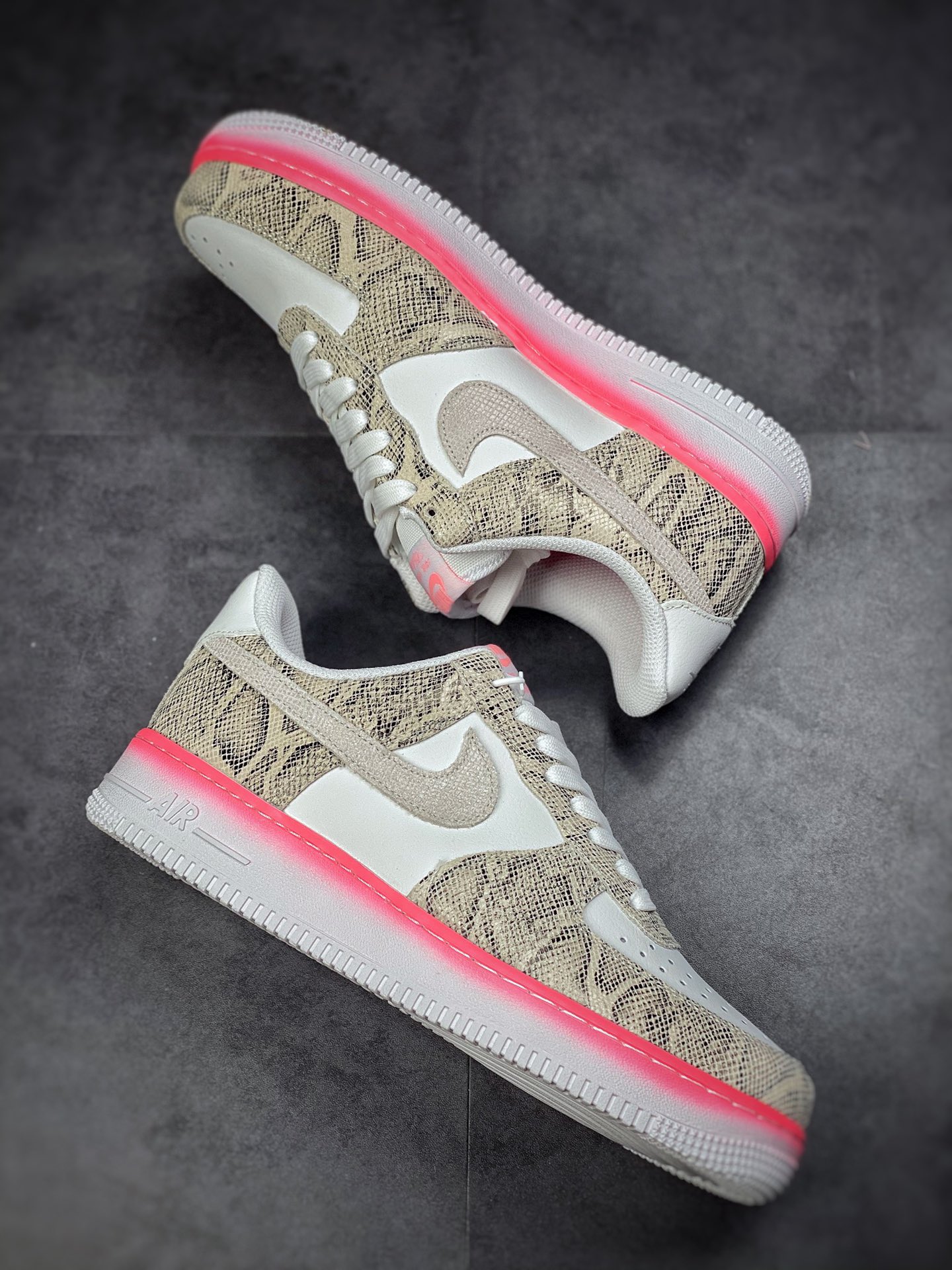 180 Nike Air Force 1 Low 07 白粉蛇纹 DV1031-030