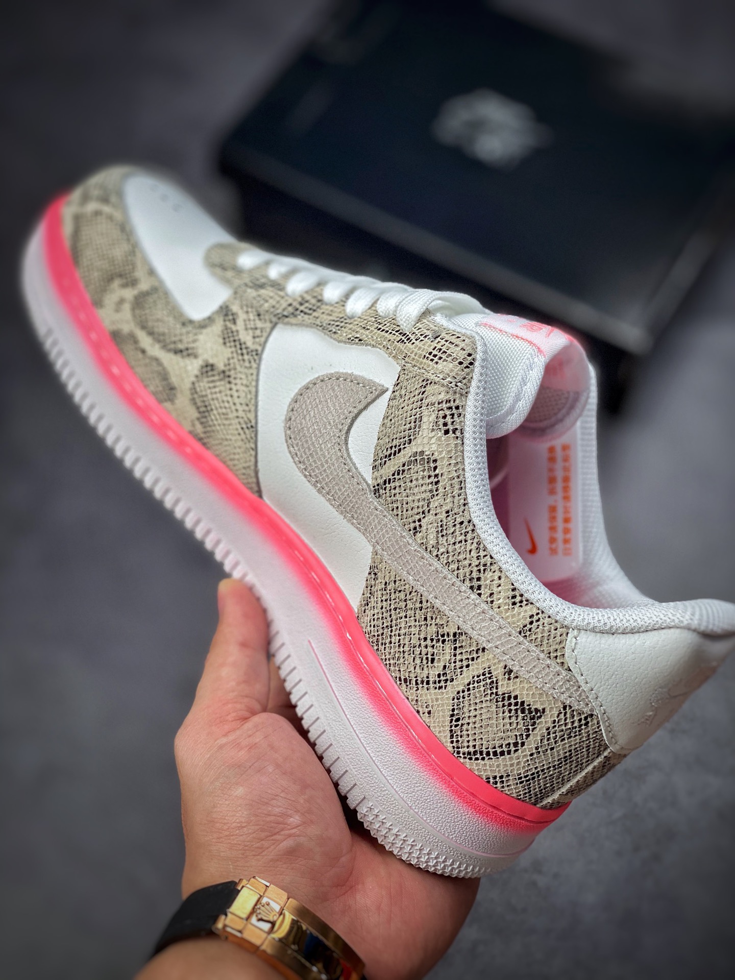 180 Nike Air Force 1 Low 07 白粉蛇纹 DV1031-030