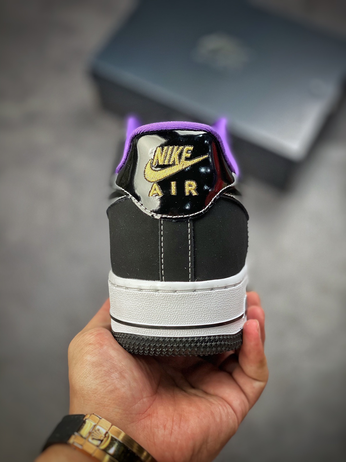 200 Nike Air Force 1 Low 07 黑紫 DR9866-001