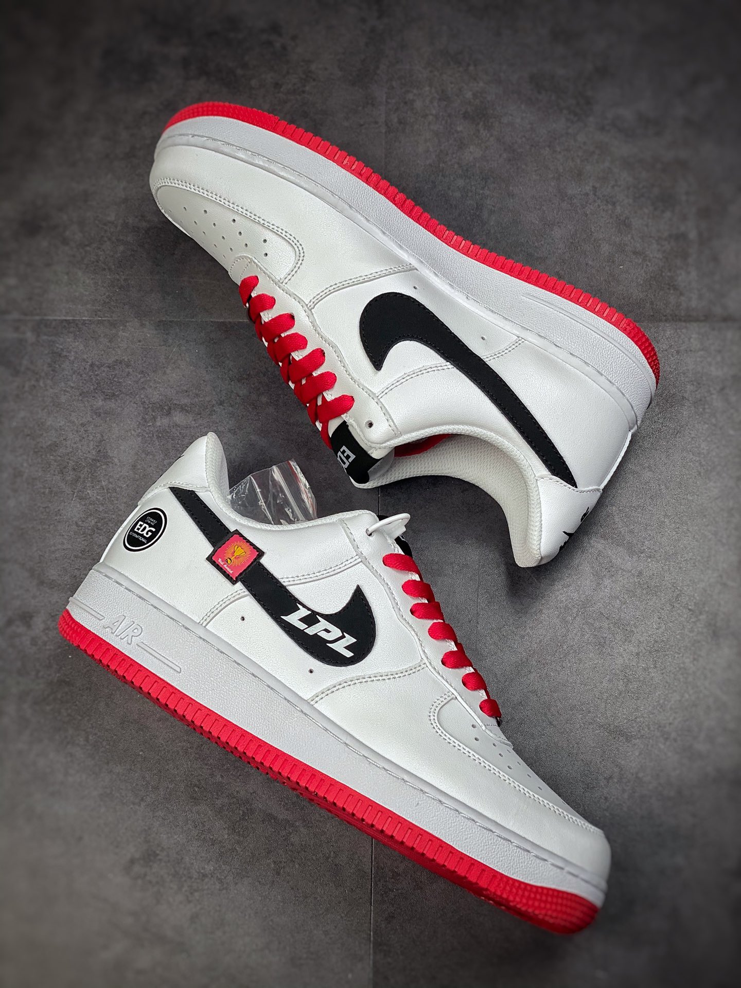 240 Nike Air Force 1 Low 07 EDG白红 AF1234-008