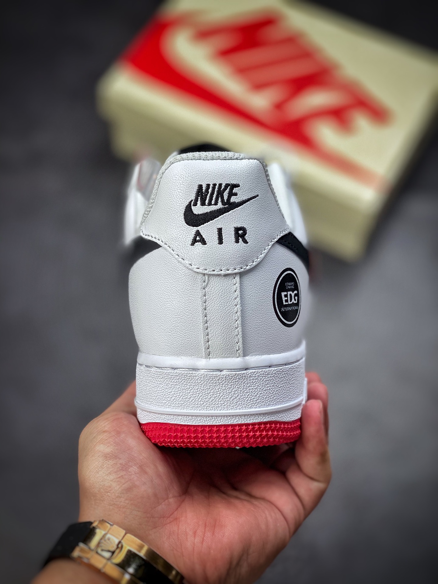 240 Nike Air Force 1 Low 07 EDG白红 AF1234-008