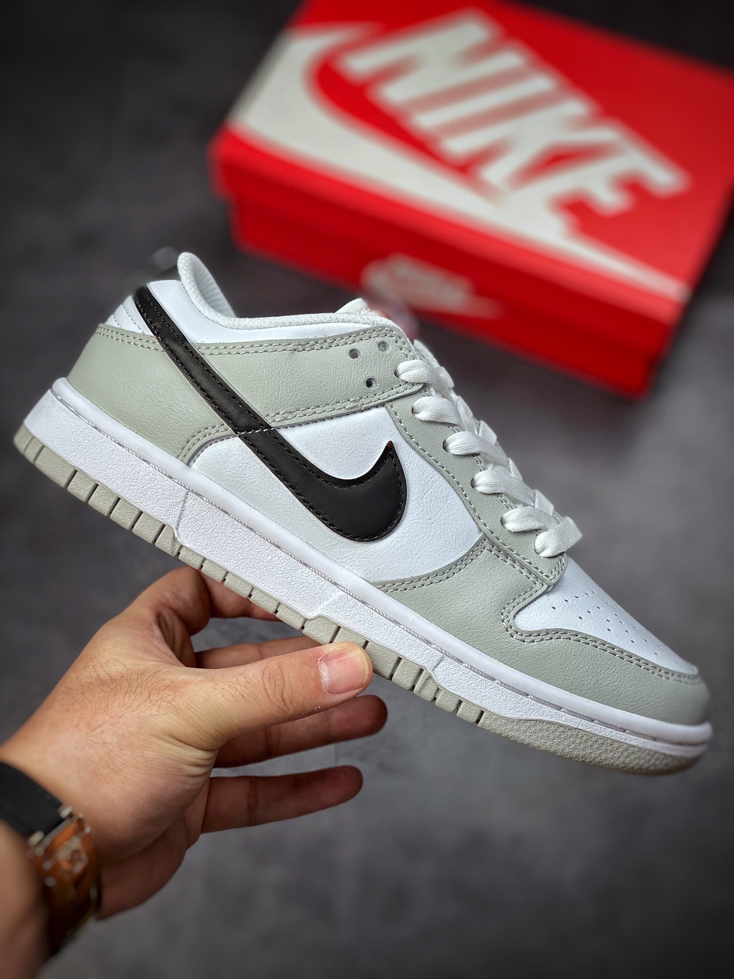 380 Nike Dunk Low SE Lottery 灰白黑 彩票大厂纯原出品 DR9654-001