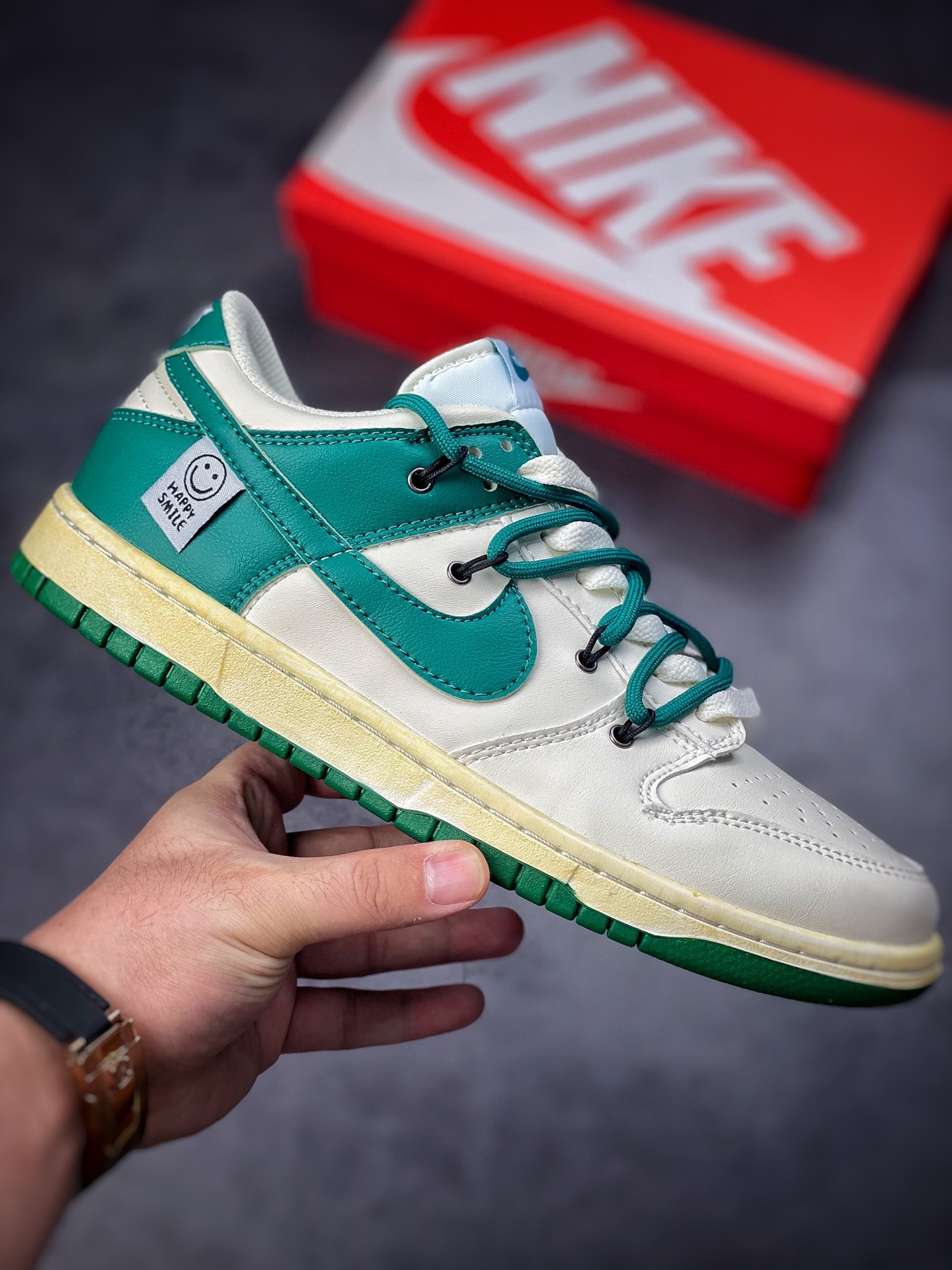 190 Nike Dunk SB Low 做旧白绿绑带 DD1503-112