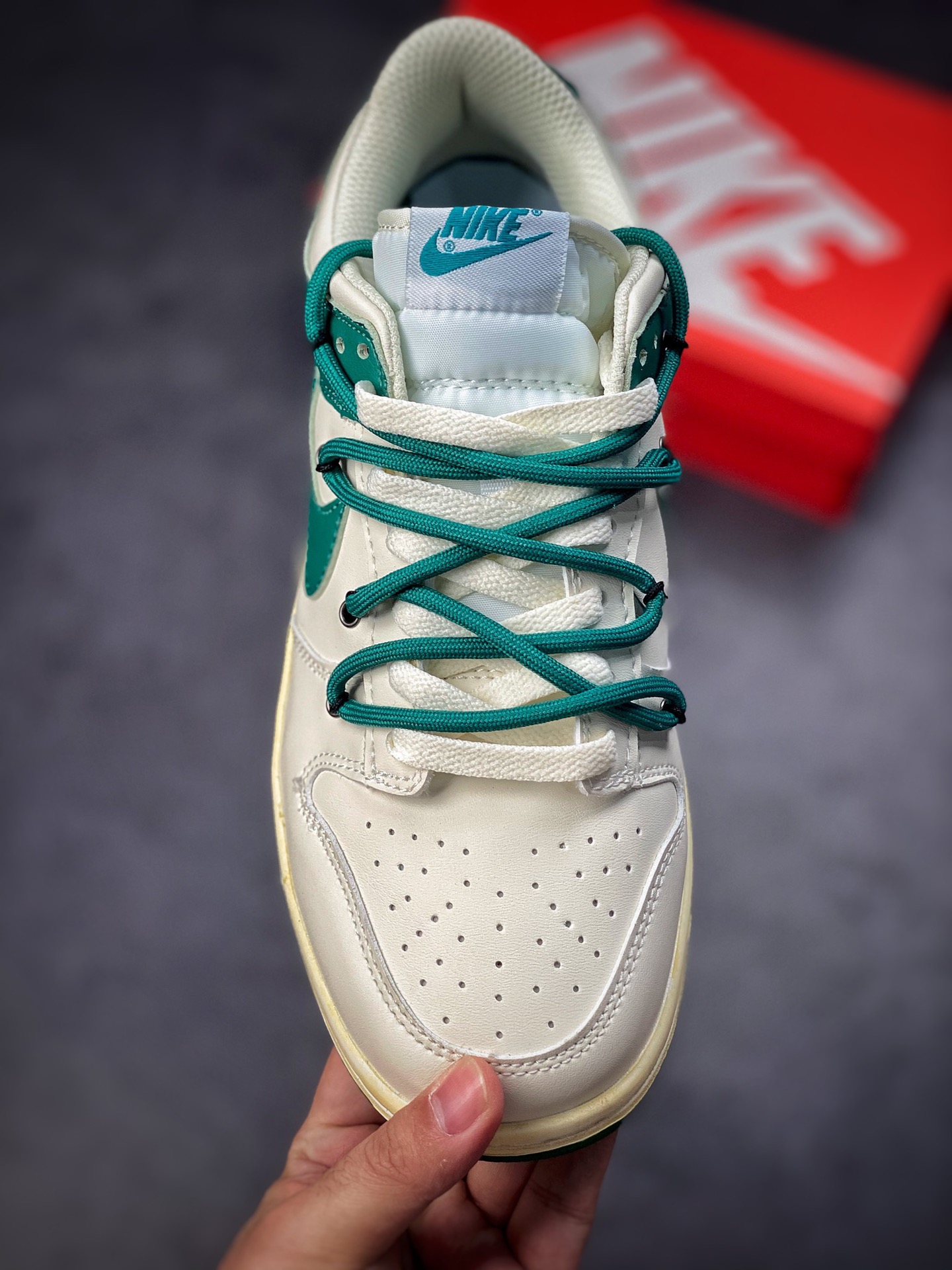 190 Nike Dunk SB Low 做旧白绿绑带 DD1503-112